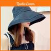 Brim Stylish Wide Summer Sun Protection Fishermans Hat For Women In Colors Trendy
