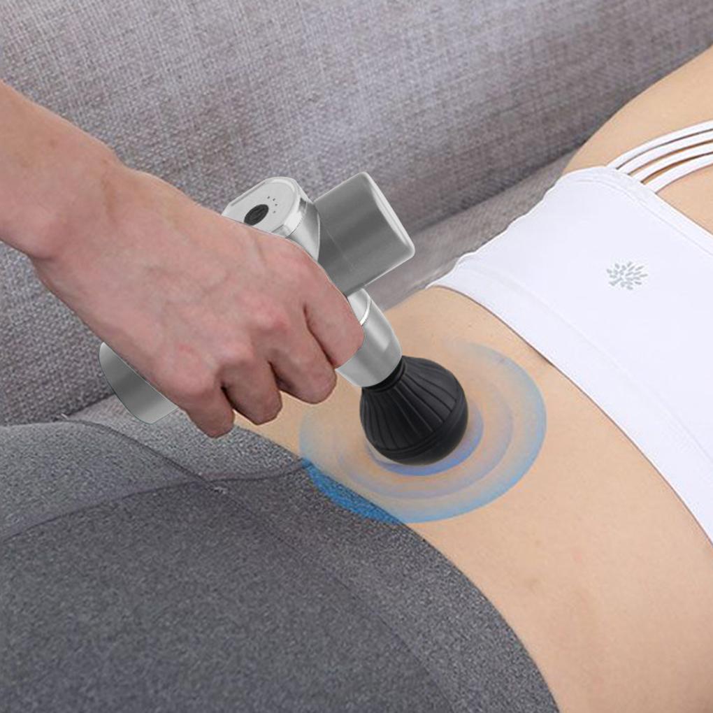 Мини Электрический Массажер для Мышц Глубоких Тканей Перкуссионный Массажер Инструменты