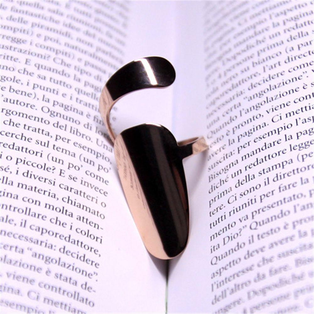 Красота Мода Вечеринка Украшения Панк Металлические Кольца Для Ногтей Ювелирные Изделия Кольца Для Ногтей На Кончике Пальца Кольцо Для Ногтей