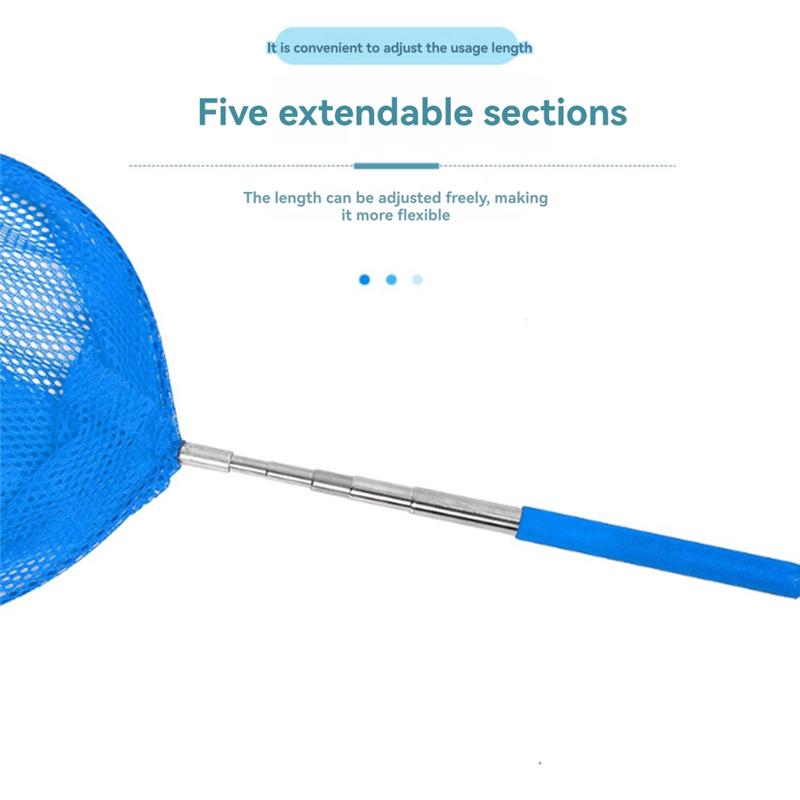 For Tubs Spa Fish Tank Swimming Pools Cleaning Net 10PCS Pool Skimmer Net With Extendable Telescopic Pole