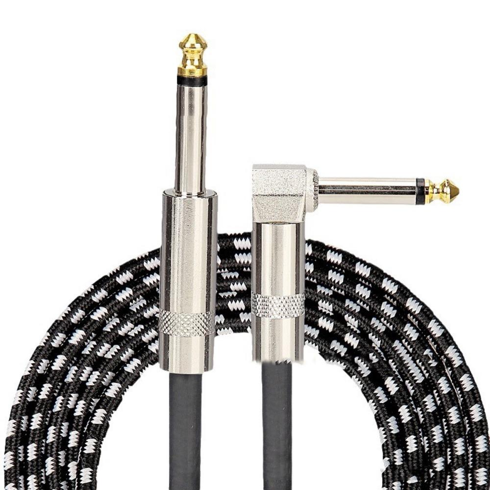 6.5mm Audio Guitar Effect Pedal Cable Mono Cable Guitar Amplifier Patch Cord  Playing Ornament