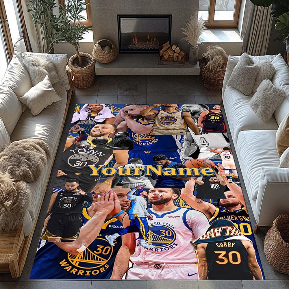 Curry Customize Your Name Floor Rug Office Rug Perfect For Foyer Game Room Decorate Room Living Rooms Antislip Rug Anime Office Decor