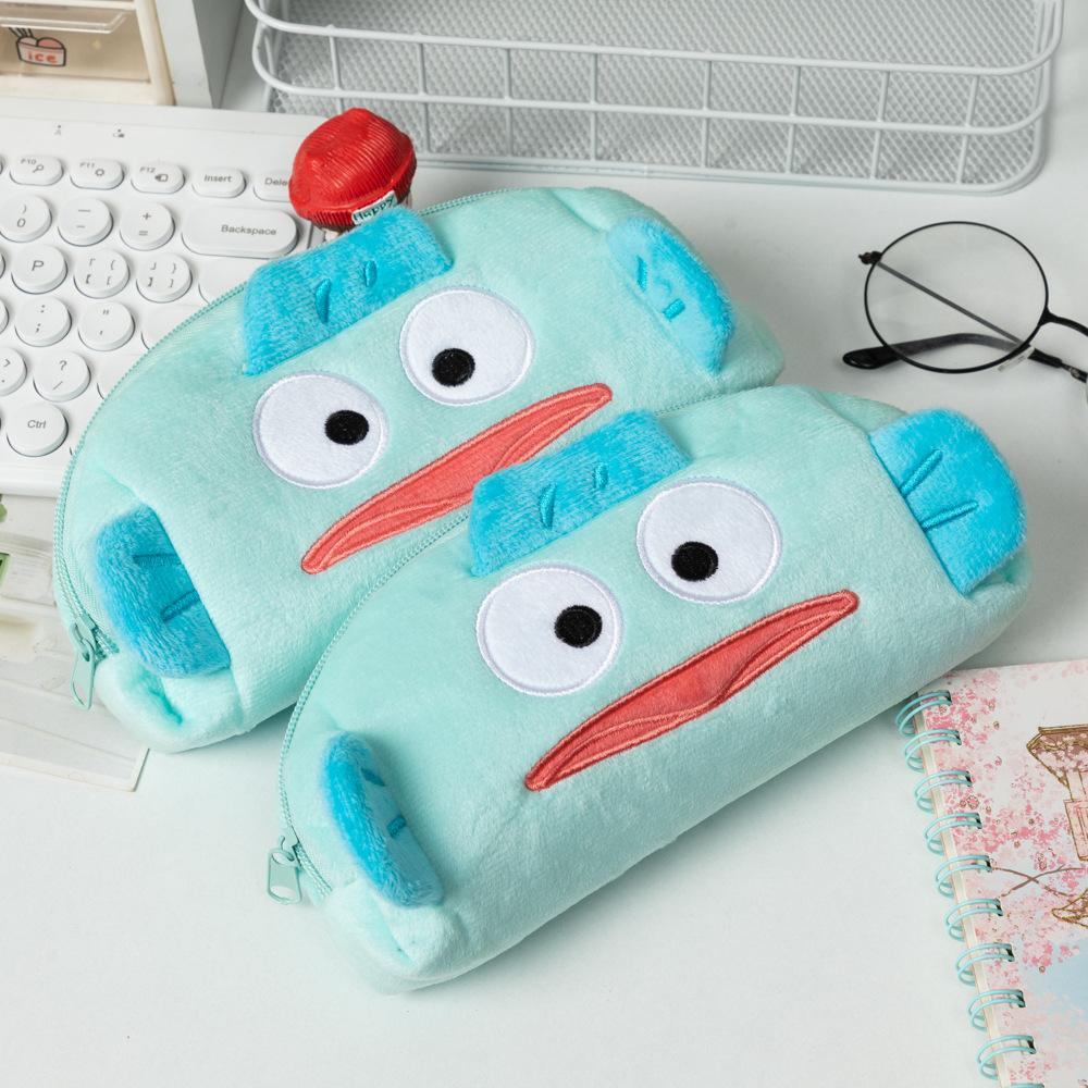 Милый пенал Sanrio Hangyodon Kawaii сумка для хранения косметики большой вместимости школьные канцелярские товары подарок для детей девочек мальчиков