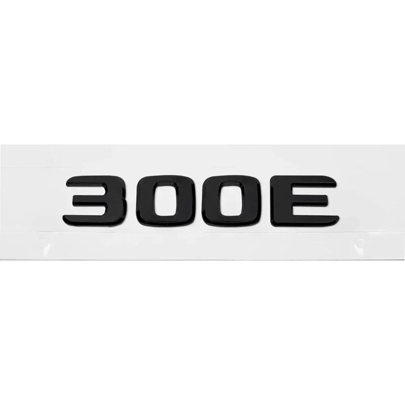 3D ABS Car Rear Trunk Letter Emblem Tail Number Badge Sticker for Mercedes Benz 230E 300E 300SEL 300SE 500SEL 560SEL 600SEL JM2