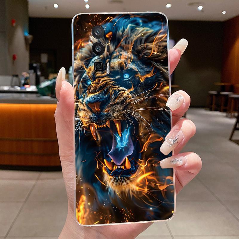 Casing For Xiaomi POCO F5 Pro 5G Phone Cover Aesthetic Luxury Cute Cool Boys Girls Soft TPU Transparent Silicone Cellphone Case
