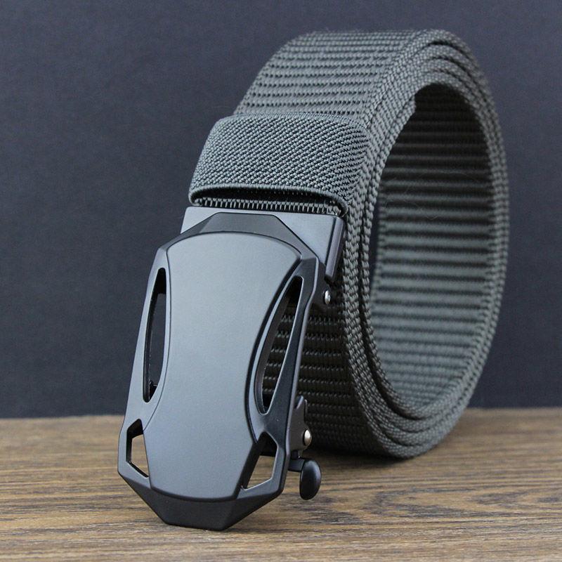 Мужской ремень для занятий спортом на открытом воздухе для джинсовых брюк, дизайнерский повседневный модный ремень, холст, тактический ремень для брюк, деловой ремешок HB042
