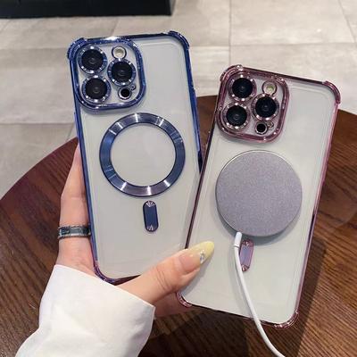 Роскошный магнитный чехол для телефона Magsafe для Xiaomi Poco F8 Ultra F7 F6 F5 F4 F3 X7 Pro X6 X5 X4 X3 NFC GT Мягкая покрытие-обложка