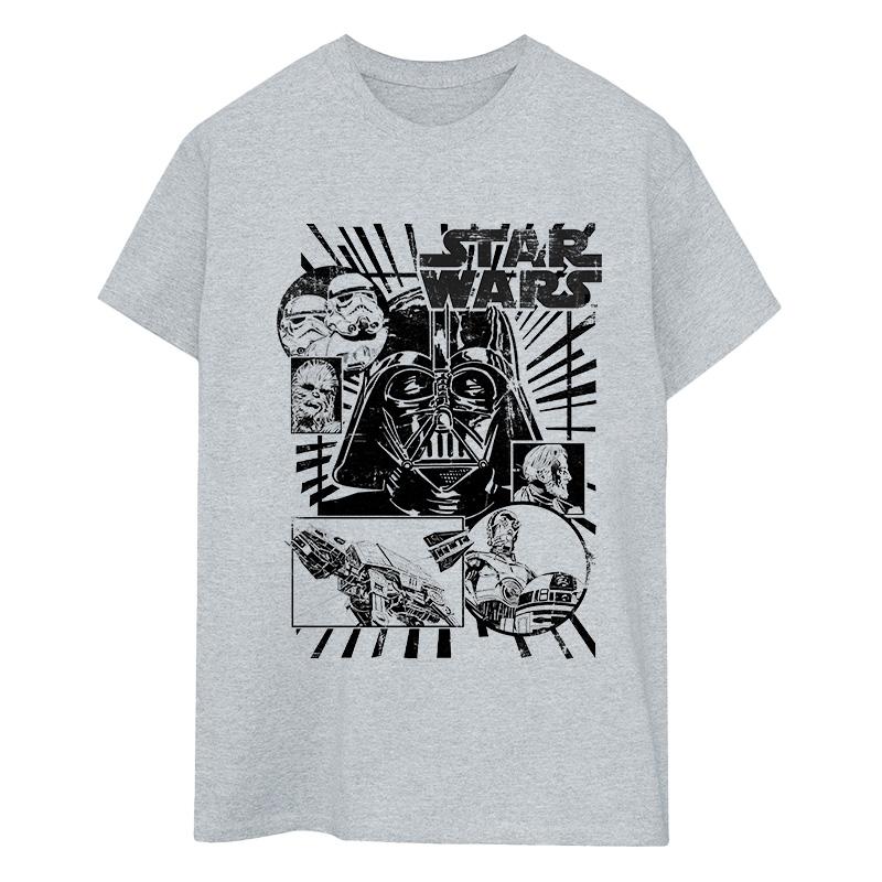 Star Wars Mens Darth Vader Montage T-Shirt
