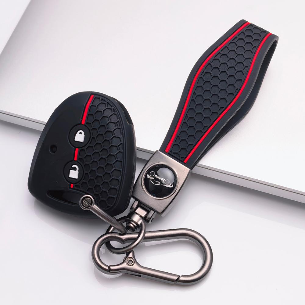 Чехол для ключа для Toyota Hilux Yaris Corolla Rav4 Vigo Vitz Echo Classic с брелоком Защита от царапин Ударопрочная защита Мягкая текстура захвата