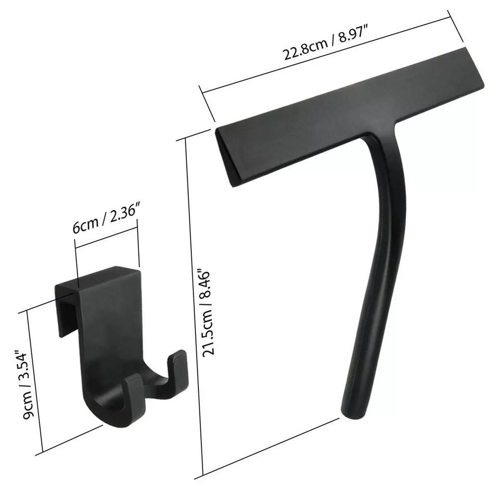 Ракель для душа в ванной, бытовой стеклоочиститель, оконное зеркало, силиконовый скребок для душевых дверей, подвесной держатель скребка, инструмент для чистки