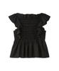 FRAY Smocking Frill Blouse FWFB252017 BLK I.D. Women's