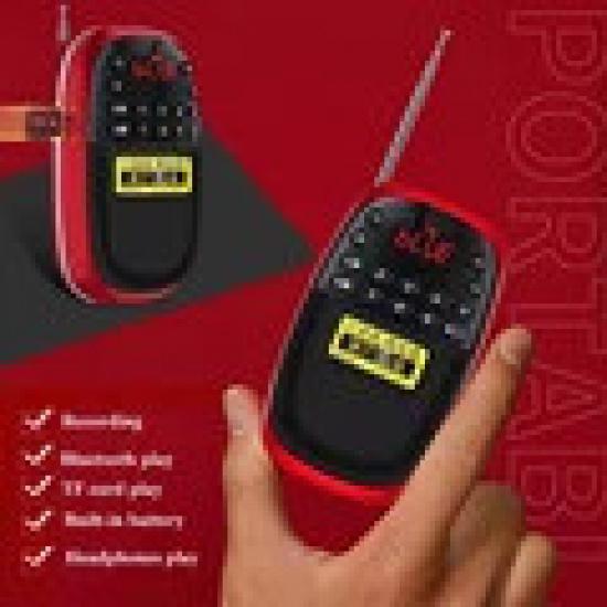 Портативное спортивное FM-радио 64-108 МГц Мини-приемник Walkman ЖК-дисплей Шейный шнурок Карманное FM-радио