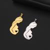 Family Mom Kids Charms DIY Accessories for Necklace Jewelry Making Stainless Steel Gold Pendants Mother's Day Gift