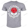 New Alexisonfire Rock Band Rose Logo Short Sleeve Black Unisextshirt For Youth Middleage The Old Brand Cotton Tee Shirt