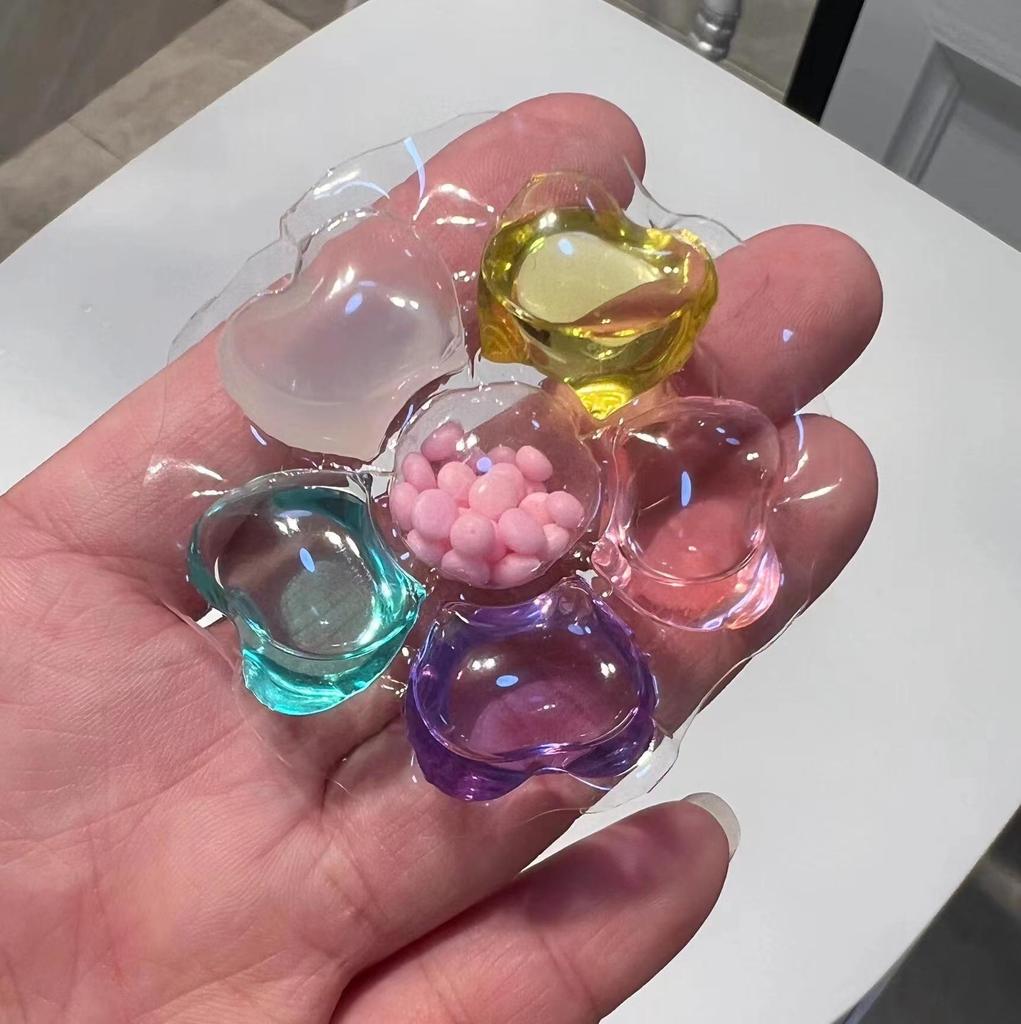 Полумесяц трехкамерный Стиральные шарики три в одном Стиральные шарики обеззараживание,ароматизация