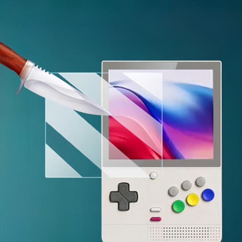 Прозрачная защитная пленка для игрового устройства, ударопрочный материал ПЭТ, сохраняет чувствительность к касаниям, уменьшает блики, для Retroid Pocket