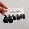 Korea 3pairs Acrylic Chunky Waterdrop Earrings Dupes for Women Colorful Extra Large Teardrop Earring Hoops Jewelry Lightweight