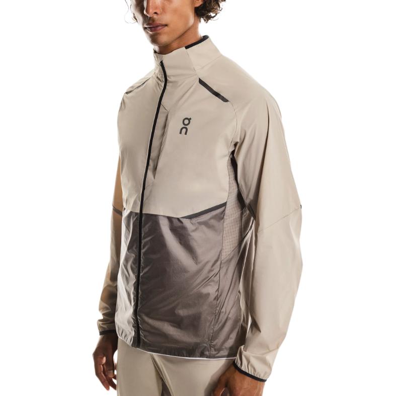 On Weather Jackets Men's Desert/Graphite Gray Stand Collar Moderate Other 1ME10313153