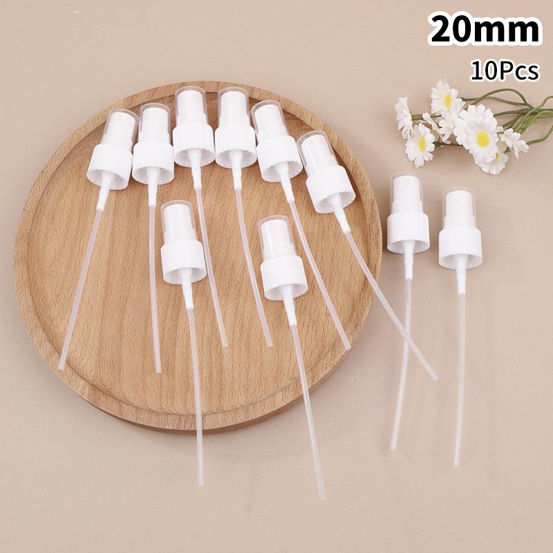 10 шт. портативный распылитель для флаконов с распылителем, насос для духов, распылительная головка с мелким туманом, сменная, многоразовая, 18/20/24 мм