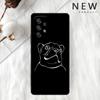 Чехол Французский бульдог Черно-белый для Samsung Galaxy A52 A12 A53 A32 4G A13 A51 A21s A71 A22 A33 A72 A31 A03s Чехол для телефона