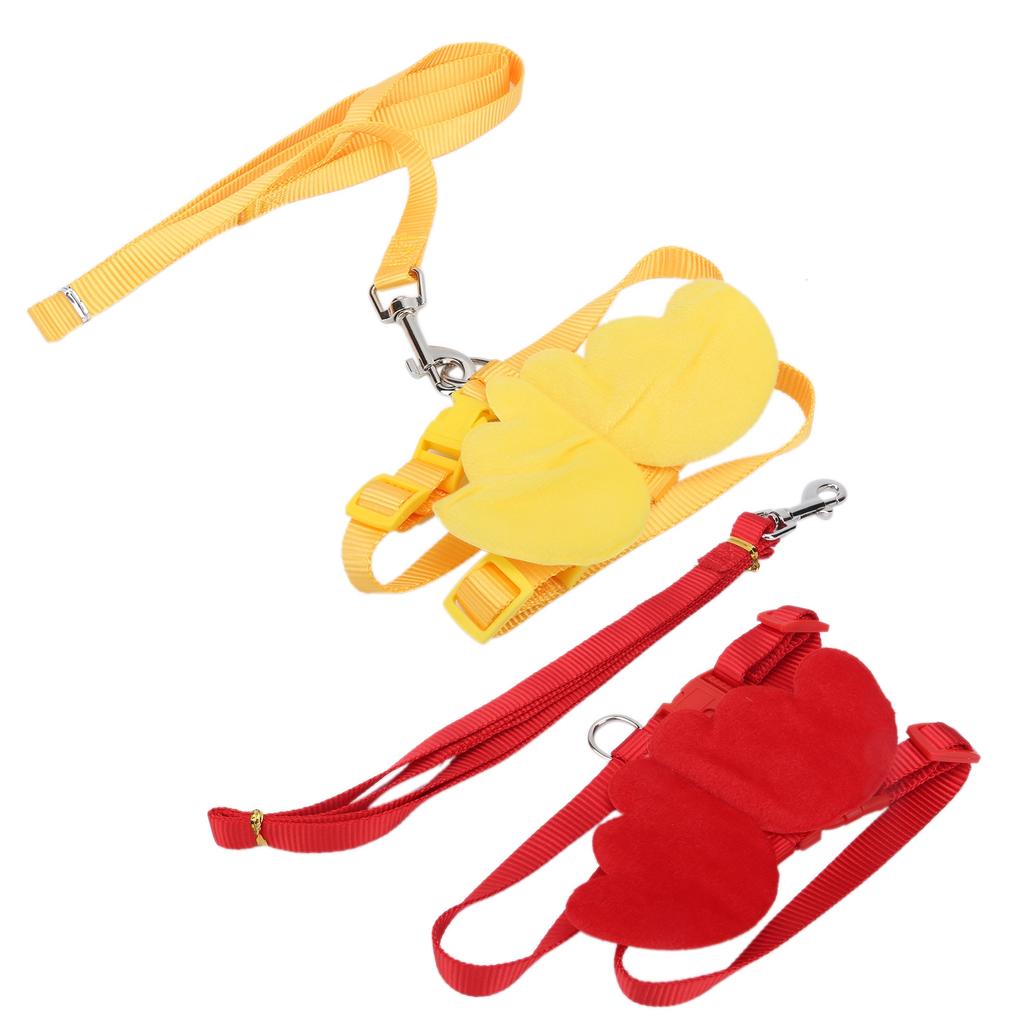Ducks Traction Rope Adjustable Chest Strap Outside Walking Harness Leash for Pet Chicken Goose Pet Harness Leash Set