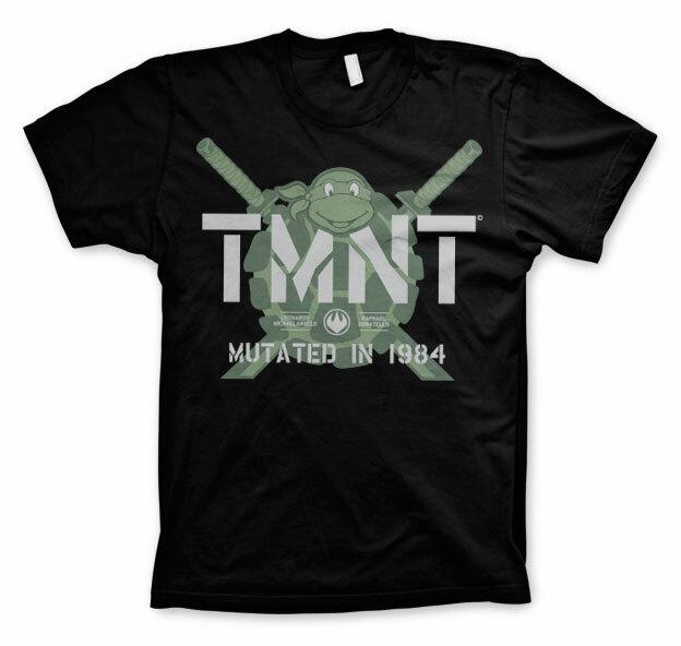 Official License TMNT Muted In 1984 Large Large 3XL 4XL 5XL Men's T-Shirt