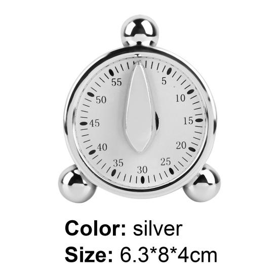 Прозрачные весы, небольшой размер, полезный прочный современный механический таймер, кухонный будильник