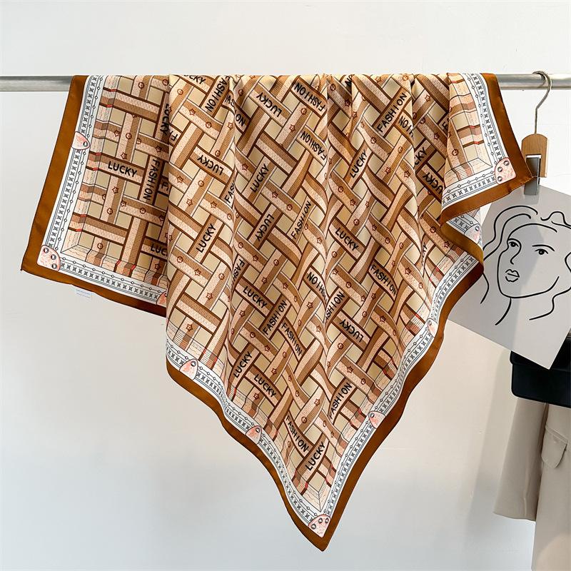 90 см дорожный солнцезащитный универсальный большой квадратный шарф шаль платок для защиты шеи шарф украшение для всех сезонов