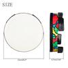 Ground Drum Sheepskin Applique Tambourine Kids Hand Drum Musical Sound Tool Percussion Instrument for School Bands