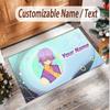 Personalized Crystal Velvet Carpet Kpop Demon Hunters Pattern Non Slip Floor Rug