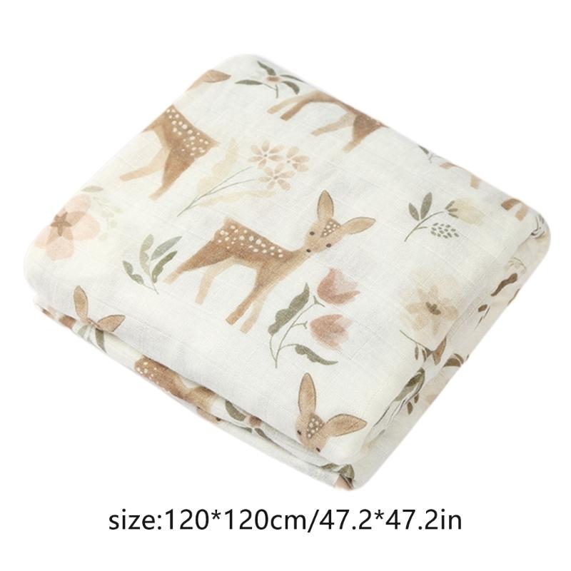 Bamboo Cotton Swaddles Blankets Cartoon Print Baby Blanket Large Size Newborn Blanket Wrap Your Baby In Comforts Style