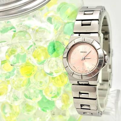 [Новая батарейка] Женские часы SEIKO lk Rukia розово-серебристые 1F21-0L90 451432