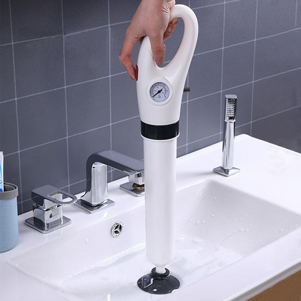 Dredge Clog Remover Sewer Pipe Unblocker Toilet Plunger Dredge Clog Remover High Pressure Drain Plunger Air Drain Blaster