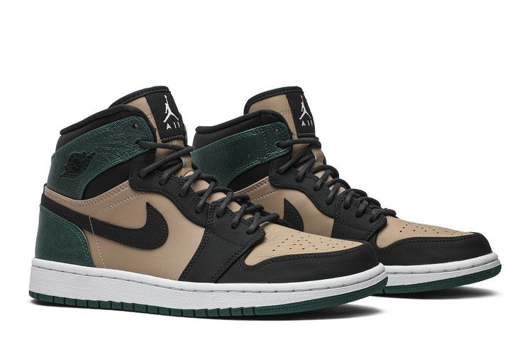 Women's Sneakers Nike Jordan 1 Retro High Bio Beige Anthracite Mystic Green (Women's)