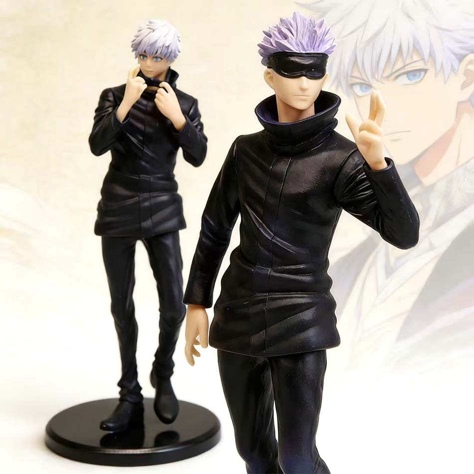 Продано Аниме Фигурка Jujutsu Kaisen Годжо Сатору Фигурка Действия Статуэтка из ПВХ Модель для Коллекционирования Игрушки Подарки