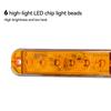 12 В - 80 В 6 светодиодов габаритный фонарь для прицепа, предупреждающие линзы, мигающие огни, габаритный фонарь для грузовика, маркер