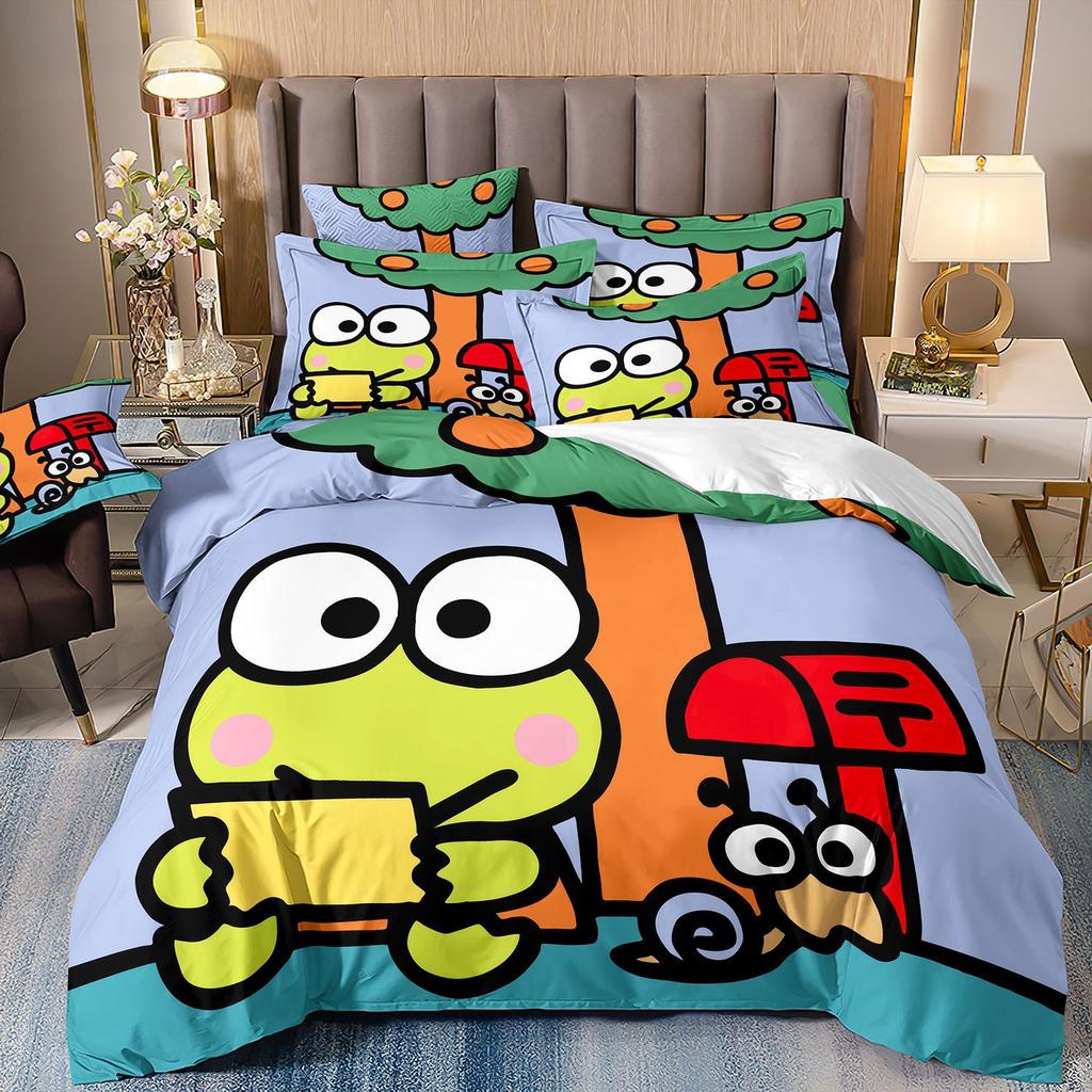 Cartoon Children'S Animation Bedding Three-Piece Set 3D Digital Printing Quilt Cover