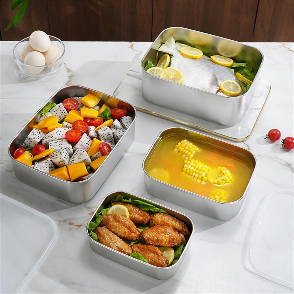 Универсальный ланч-бокс с крышкой, держатель для хранения продуктов в холодильнике, ланч-бокс сохраняет еду теплой и свежей для использования в офисе или школе