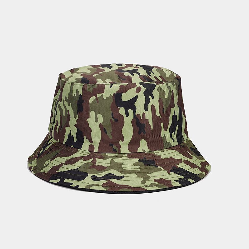 Fashion Men Camouflage Printing Bucket Hat Women Street Trend Bucket Hat Outdoor Travel Sun Hat