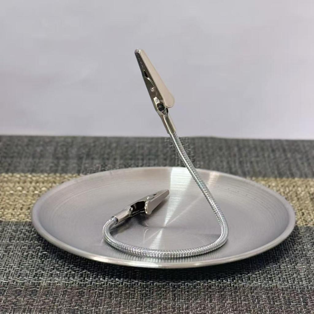 Двусторонний зажим-держатель для спиралей от комаров из нержавеющей стали