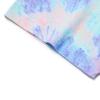 Футболка Li Ning Kaleidoscope Color Tie-Dye с круглым вырезом и коротким рукавом, свободная, унисекс, многоцветная AHST149-1