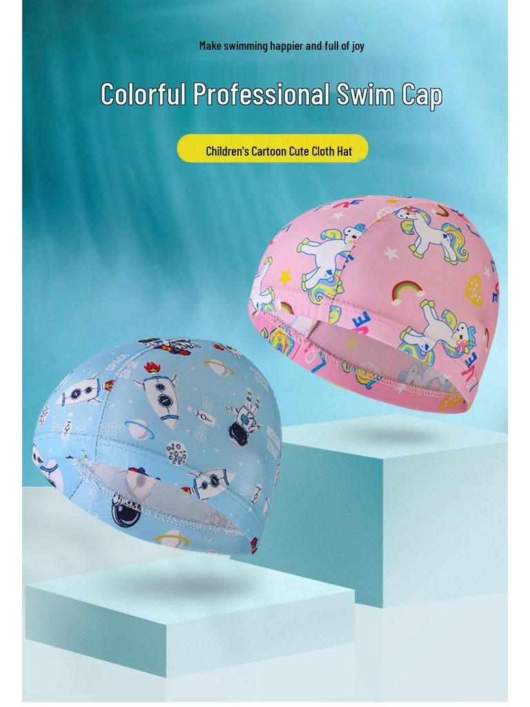 Детский набор очков для плавания с мультяшным крабом – Водонепроницаемые линзы с защитой от запотевания для мальчиков и девочек, набор из четырех предметов