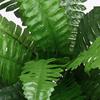 2Pcs Artificial Boston Fern Faux Ferns 20 Leaves for Each Bouquet Fake Fern Bush Plant Lifelike 21 Inch for Office Garden Decor