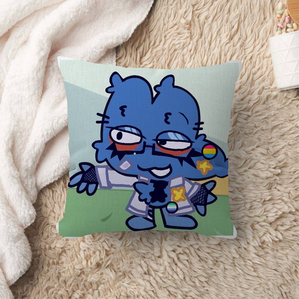 Funny Anime BFDI Cushion Cover Polyester Sofa Cushions Decorative Throw Pillows Home Decoration Pillowcover