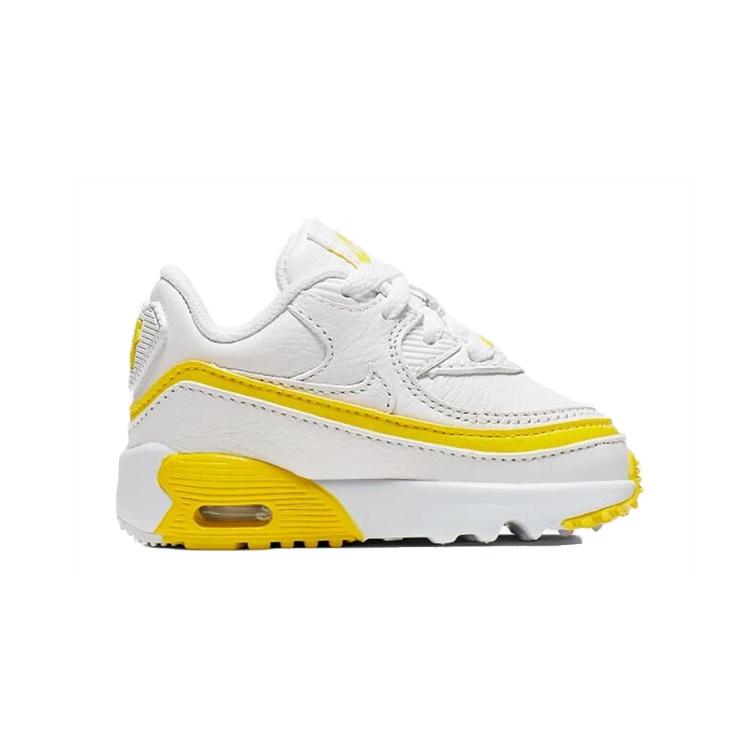 (TD) Nike x Undefeated Air Max 90 'White Optic Yellow' Baby CQ4615-101