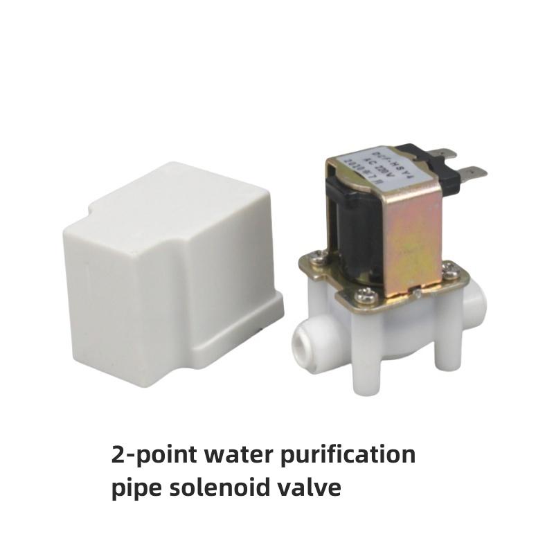 Plastic Normally Closed Solenoid Valve DC/AC Inlet Valve 4/6 External Thread Hose 2/clean Water Control Valve