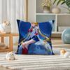 Sailor Moon Chibi Moon Anime Plush Pillow Cover Soft Short Plush Cushion Cover For Sofa Bedroom Home Decor Gift Decoration