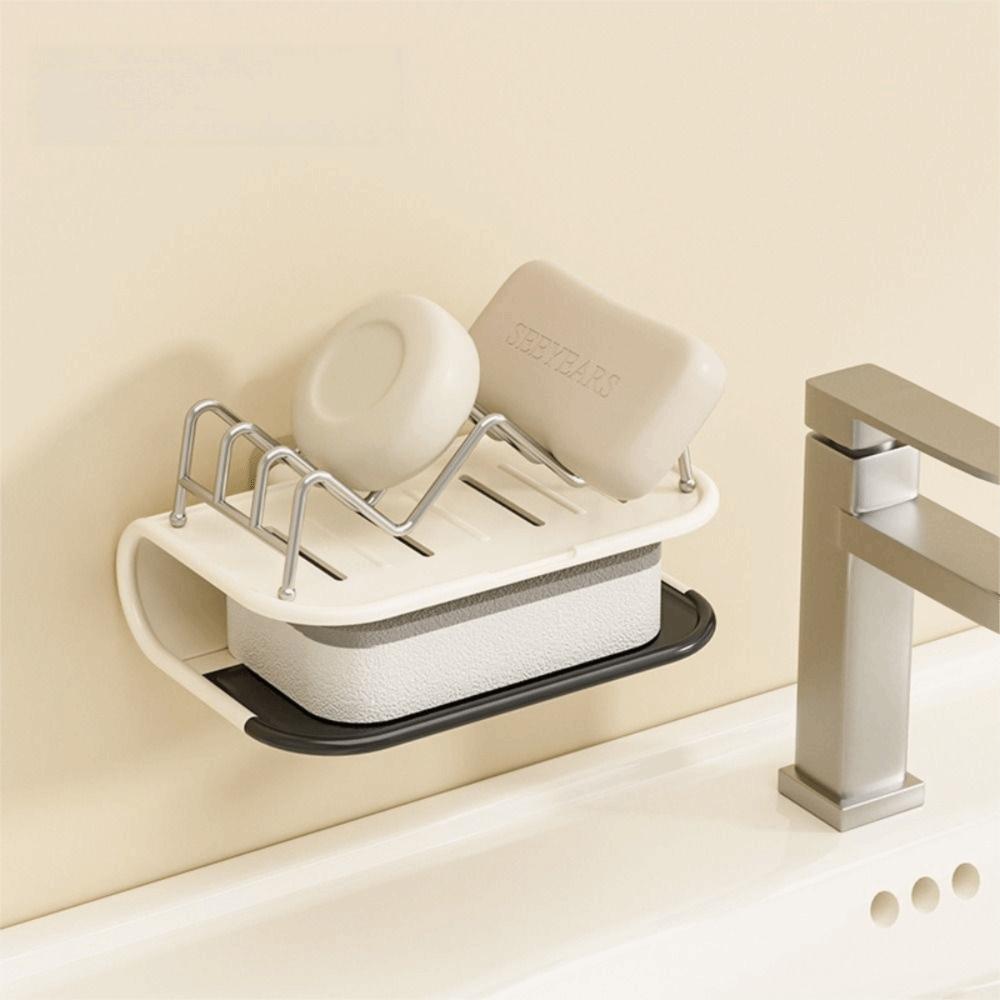 Space Saving Bathroom Soap Dish M Rack Soap Drain Box Convenient Bathroom Soap Tray Home