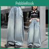 Стильная Девочка Свободные Модные Подростковые Джинсы Мешковатые Штаны-Гарем Для Детей Ребенка Уличные Джинсовые Брюки