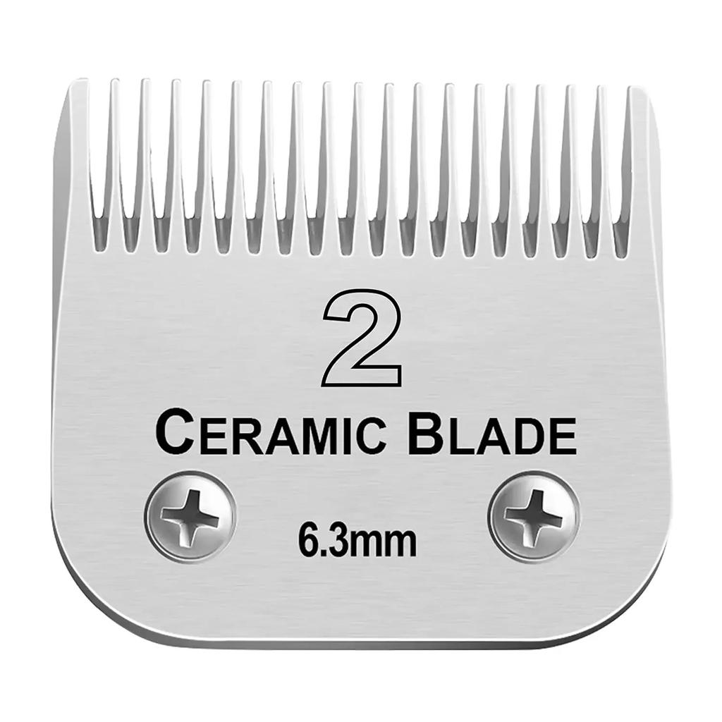 Professional Pet Dog Cat Grooming Trimmer Detachable Ceramic Blade Compatible With Most Andis, Oster A5, Wahl KM10 Series Clippe